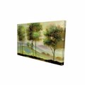 Begin Home Decor 12 x 18 in. Trees Near The Lake-Print on Canvas 2080-1218-LA3